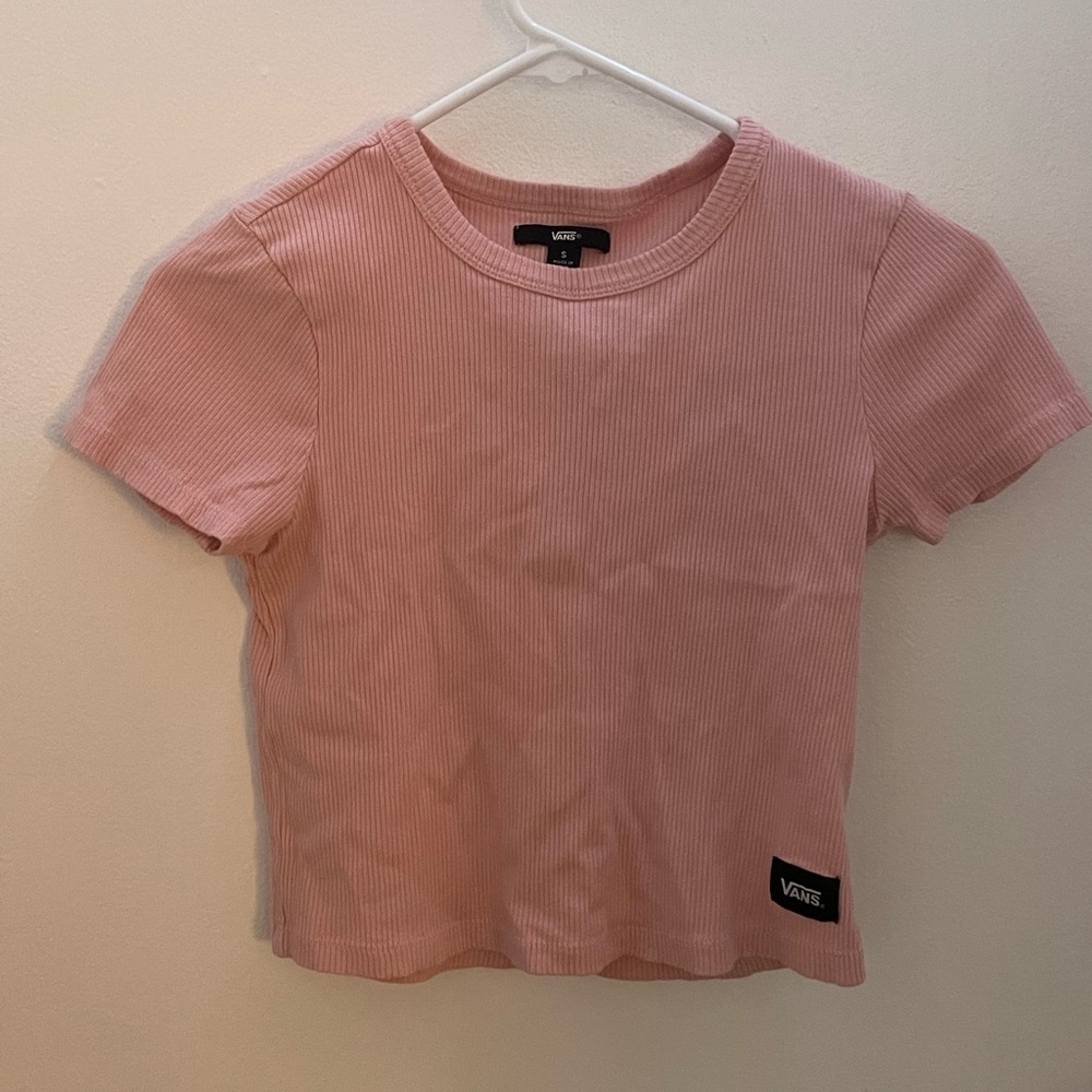 Vans pink top